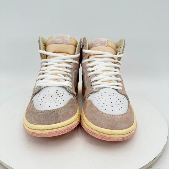 Nike Air Jordan 1 Retro High OG Women Size 6.5 FD2596-600 Washed Pink White Shoe - Picture 2 of 11